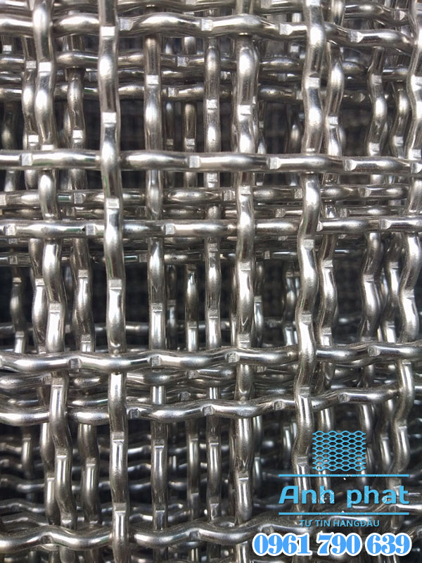 lưới inox 304 đan ô vuông