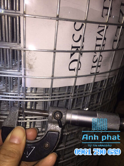 Lưới thép mạ kẽm ô 25x25
